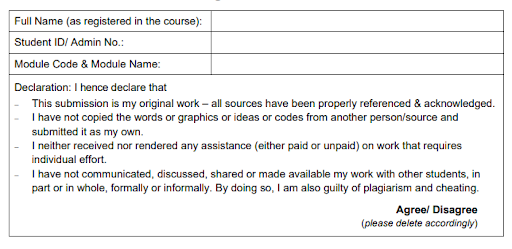 A2329C Dosage Form Design AY2024 Term 4 – Graded Assignment (Individual Report), Singapore 